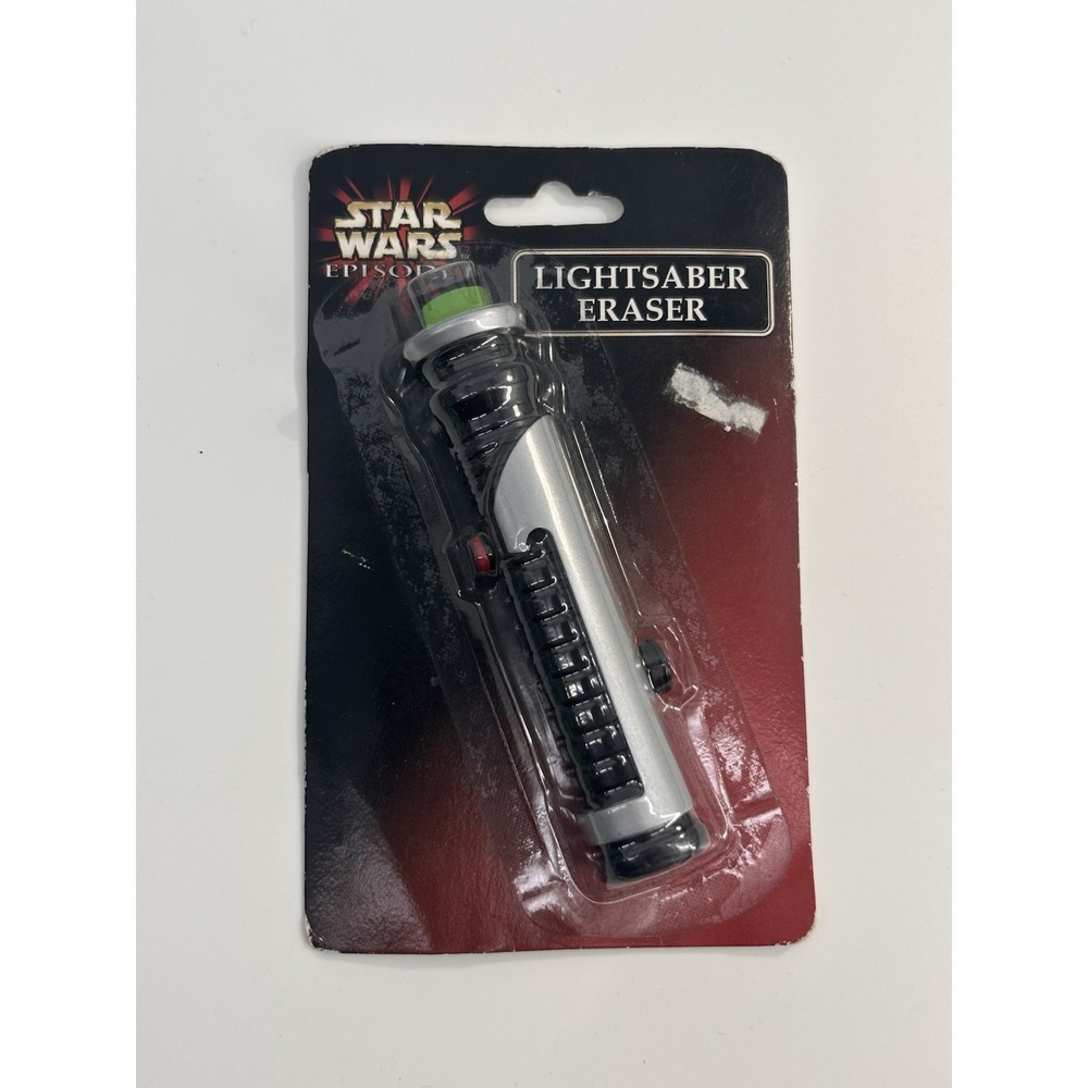 Vintage Star Wars Episode I Lightsaber Eraser Impact Inc New